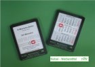 3-Monatskalender f. 2 Jahre, Kunststoffkassette 